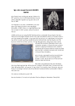 A preview of a PDF biography for Zammit, John Joseph